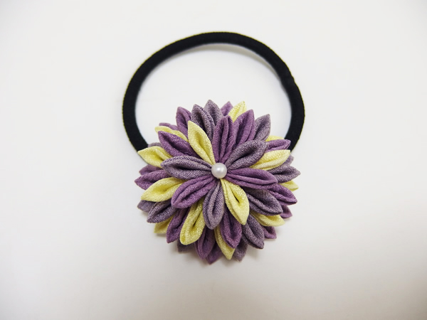 あわせ菊（ヘアゴム）